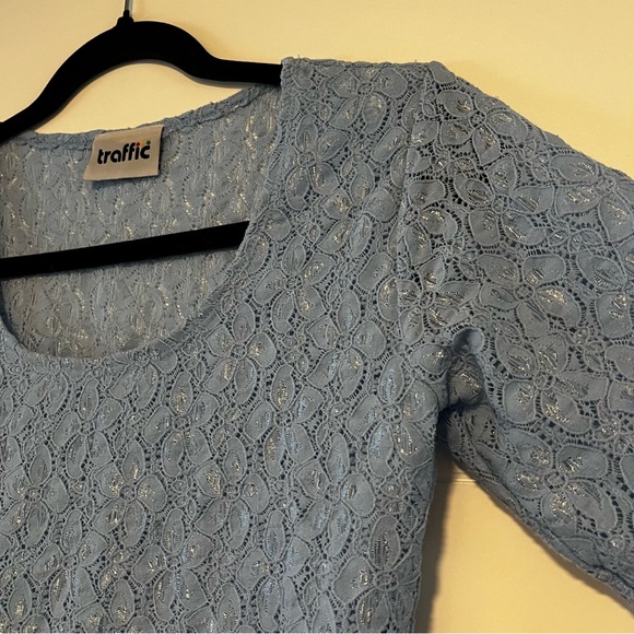 Traffic | Y2K Lace Shirt - Picture 3 of 13